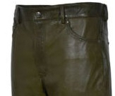 Pantalones acampanados de pierna ancha de piel sintética MA2I para mujer, pantalones ligeros informales de cintura media con patrón recto, novedad - Product Image 4