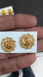 Clous d'oreilles plaqués adaptés aux créateurs de bijoux à thème africain et aux revendeurs de bijoux de motifs ethniques indiens - Product Image 3