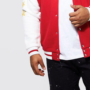 2025 New Arrival High Quality Chenille <b>Patches</b> Best Design Men's Varsity <b>Jacket</b> Stand Collar Custom Logo Winter Thin Pocket - Product Image 2