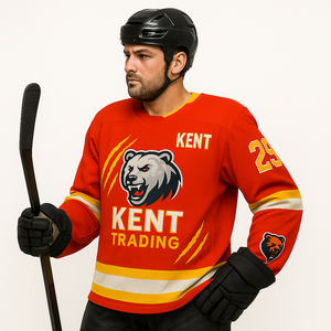 Camiseta de Hockey sobre Hielo Personalizada 100% Poliéster, Duradera, Transpirable, Sublimada, de Secado Rápido, que Absorbe la Humedad, para Equipos - Product Image 2