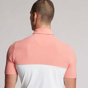 Polo de dos tonos para hombre: elegante y cómodo, perfecto para ropa informal y de negocios - Product Image 3