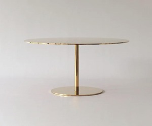 Support à gâteau rond moderne finition or, idéal pour les réceptions de mariage, les fêtes, les desserts et les centres de table, décoration d'intérieur - Product Image 1