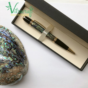 Le stylo à bille de luxe est fabriqué au Vietnam Stylo incrusté de coquille d'ormeau Stylo à bille artisanal Cadeaux pour parents, partenaires - Product Image 2