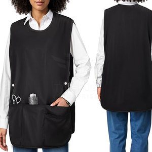 เสื้อกั๊กช่างตัดผมแบบใช้ซ้ำได้ เป็นมิตรกับสิ่งแวดล้อม เนื้อผ้านุ่ม สวมใส่สบาย ผลิตในประเทศปากีสถาน - Product Image 1