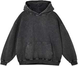 Fabricant de sweat à capuche délavé à l'acide de haute qualité pull vintage sweat à capuche unisexe logo personnalisé logo conçu à l'acide sweat à capuche délavé à l'acide - Product Image 1