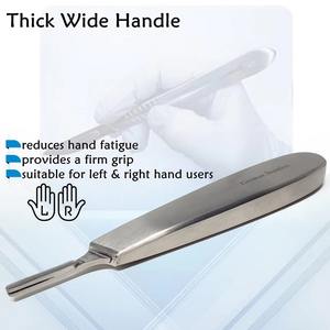 ด้ามมีดผ่าตัดทางการแพทย์ สแตนเลส ใช้ซ้ำได้ สำหรับศัลยกรรมกระดูก สัตวแพทย์ และศัลยกรรมทั่วไป - Product Image 4