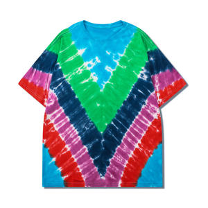 Camiseta Tie Dye Unisex Tie Dye Camisetas Tie Dye Sublimación Impresión Camiseta para hombres - Product Image 1