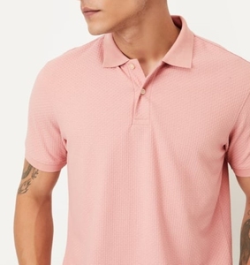 Polo en coton mélangé pour homme en gros, t-shirt de haute qualité en maille piqué, manches courtes, confortable, vêtements de travail uniformes - Product Image 4