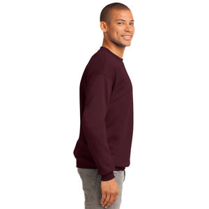 Sudadera al por mayor cuello redondo cremallera completa, EE. UU. tamaño personalizado Logo DTG impresión sudadera Ultimate cuello redondo sudadera seguridad verde - Product Image 5