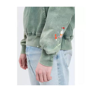 Sweat à capuche pour homme en polyester/coton de haute qualité, design personnalisé, impression numérique brodée, 2 pièces, hiver - Product Image 4