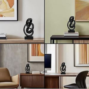 Esculturas de mesa de Metal personalizadas de latón AK en artículo de alta calidad con acabado negro para decoración de sala de estar - Product Image 3