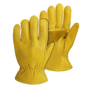 Guantes de Seguridad de Cuero Nuevos Hechos en Pakistán, Proveedor Directo de Fábrica, Guantes de Seguridad de Cuero de Alta Calidad con Dedos Completos - Product Image 5