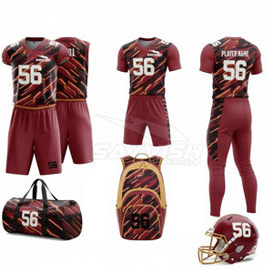 Meilleurs ensembles d'uniformes de football américain personnalisés de qualité supérieure, ensembles d'uniformes de football américain très vendus - Product Image 1