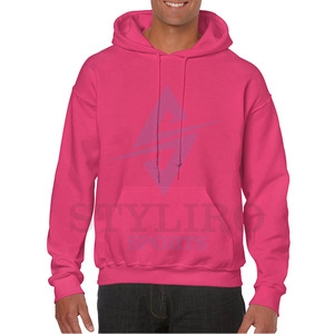 Sudaderas con Capucha para Hombre, de Alta Calidad, Algodón y Poliéster, Diseño Sólido, Cuello con Capucha, Temporada de Invierno, MOQ Bajo, Teñido Liso, Secado Rápido - Product Image 1