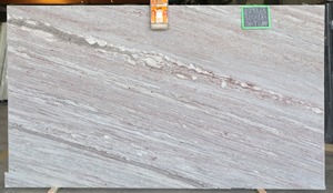 แผ่นหินหินอ่อนขัดเงาสีขาวฟ้าร้องขนาดใหญ่สำหรับการใช้งานอพาร์ทเมนต์ - Product Image 3