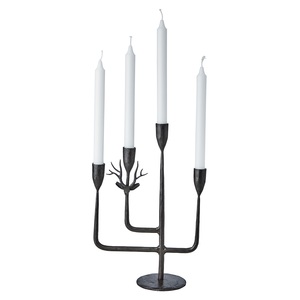 Candelabro de Metal Nórdico Moderno de Lujo, Hecho a Mano, Rústico, Dorado, Soporte para Velas Cónicas, Pedestal Geométrico Esférico, Decoración para Bodas y Hogar - Product Image 2