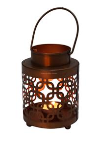 Elegant Antique Zinc Metal <b>Lantern</b> Handmade Indoor <b>Outdoor</b> Pillar <b>Candle</b> Holder Home Garden Living Office Valentine's Day - Product Image 6