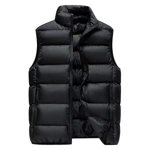 Chaleco Acolchado sin Mangas para Hombre, Color Personalizado, Transpirable, Cálido para Invierno, con Cuello Alto, Nuevo Diseño Casual, Gran Venta - Product Image 1