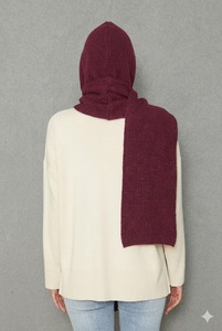 ผ้าพันคอไหมพรมเนื้อนุ่มสำหรับผู้หญิง ให้ความอบอุ่น มีสไตล์ และสวมใส่สบาย ดีไซน์ทันสมัย เหมาะสำหรับฤดูใบไม้ร่วงและฤดูหนาว รับผลิตแบบ ODM OEM - Product Image 6