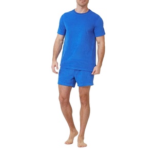 Respirant nouveau à la mode été 2 deux pièces ensemble Polyester polos et Shorts hommes ensembles courts avec boutons cols 2026 - Product Image 1