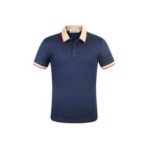 Coton décontracté zippé pour hommes de haute qualité pour polo respirant et brodé motif solide blanc en gros - Product Image 5