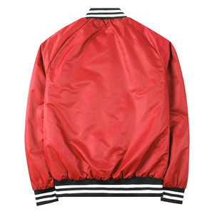 Veste universitaire en laine de haute qualité tendance industrie Letterman veste de Baseball col à manches longues broderie toutes tailles été - Product Image 2