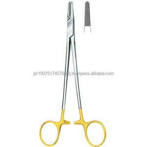 ที่จับเข็ม Mayo HEGAR ทำจากสแตนเลส เครื่องมือผ่าตัดแบบใช้มือ ได้รับการรับรองมาตรฐาน CE ทนทาน ใช้ซ้ำได้ รับผลิตแบบ OEM และติดฉลากสินค้าภายใต้แบรนด์ของลูกค้า - Product Image 5