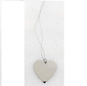 Colgante de Corazón de Metal Hecho a Mano, Brillante y Reflectante, Adorno Decorativo Colgante con Cuerda para Navidad, Festividades y Decoración de Eventos - Product Image 5