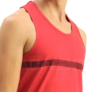 Camiseta sin Mangas para Hombre al por Mayor, de Alta Calidad, Tejida, Casual, Transpirable, Sostenible, con Etiqueta Privada, Color y Logotipo Personalizados, Poliéster/Algodón - Product Image 5