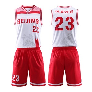 Uniforme de baloncesto para hombre, logo bordado personalizado, venta al por mayor, envío directo - Product Image 1