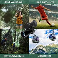 Telescopio Monocular de Alta Definición 8x20, Mini Telescopio Deportivo Portátil para Senderismo, Observación de Aves, Caza y Actividades al Aire Libre