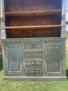 Meilleure qualité en bois massif 2-Part Almirah Modern Antique Design Home Furniture pour salle à manger chambre à coucher ferme atelier Living Hotels - Product Image 5