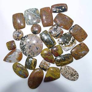 Haute qualité naturel océan jaspe lâche Cabochon mélange forme taille en vrac bijoux Lot Quartz pierre précieuse pour la fabrication de bijoux - Product Image 4