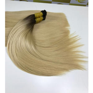 Para Rubio Color donante mixto Super-Calidad Europea 80cm Paquetes de cabello Remy vietnamita a granel 100% Extensiones de cabello humano crudo - Product Image 2