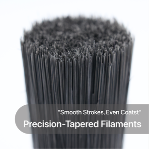 خيوط بلاستيكية عالية الجودة من البولي إيثيلين تيريفثالات المجوفة لفرش الطلاء، شعيرات بلاستيكية للاستخدام في الفرش وفرش الطلاء - Product Image 3