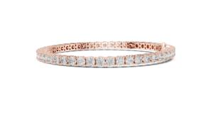 Pulsera de Tenis de Oro Amarillo y Blanco Macizo de 18K con Certificación VDS IGI, 18.2g, Regalo de Lujo para Ella con Diamantes CVD Cultivados en Laboratorio - Product Image 5