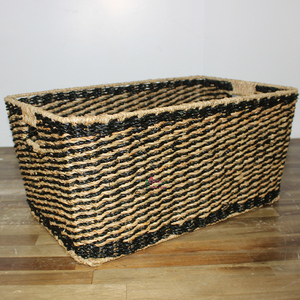 Artex Dong Thap-Cestas de almacenamiento de algas marinas hechas a mano, Cajas de Regalo de mimbre natural para decoración y organización del hogar respetuosas con el medio ambiente - Product Image 1