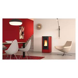 Poêle à granulés Dahiana Plus AD 10kW Bordeaux 5 étoiles Classe A+ avec design primé en Nouvelle-Zélande 1295650 - Product Image 2