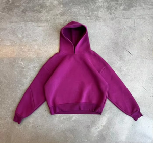 Sweat à capuche ample unisexe surdimensionné en coton et polyester pour homme - Product Image 3