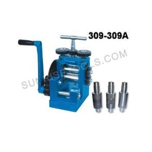 Excellent MINI ROLLING MIL utilisé pour rouler l'argent, l'or, etc. en acier trempé et bien poli pour un miroir brillant outils de bijoux - Product Image 2