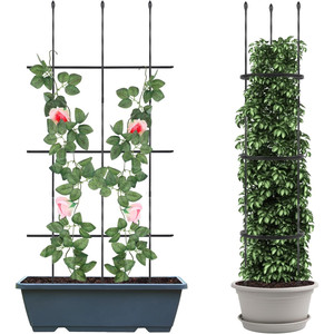 Modern Multifunctional Garden Trellis Easy-to-Assemble 1-Piece Garden Support and Fence Grid for Plants Farms for Outdoor Use - Product Image 1