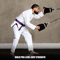 Entraîneur de préhension pour Jiu Jitsu, bande de résistance simulant un Gi, pour l'entraînement de force de préhension en BJJ, MMA, Judo et Grappling