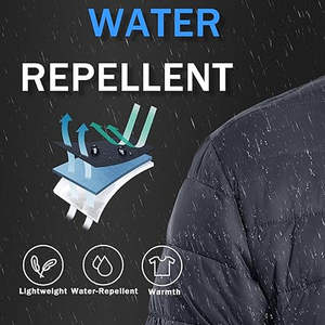 Chaqueta Acolchada para Hombre de Alta Calidad, Ligera, Resistente al Agua, Cortavientos, Cálida, con Dos Bolsillos Laterales, por RSW - Product Image 6