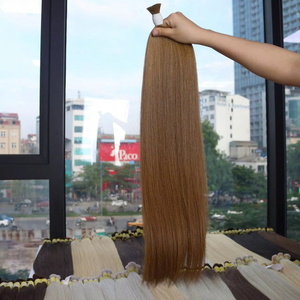 Extensions de cheveux vierges à 100% du Vietnam, couleur claire, cheveux humains, pointes pleines, emballage inclus, livraison mondiale - Product Image 1