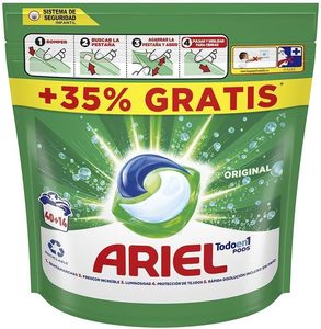 Cápsulas de Detergente para Lavandería Ariel Todo en Uno, 58 Lavados, Colores - Product Image 2