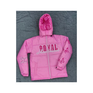 Dernier arrivage Blouson bombardier bouffant d'hiver personnalisé de haute qualité écologique imperméable en toile à bulles pour hommes pour l'extérieur épais - Product Image 1