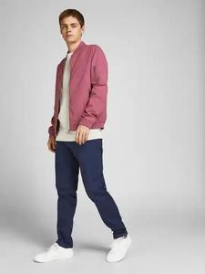 Blousons bombardiers à fermeture éclair de couleur noire vêtements imperméables pour hommes vestes pour hommes de High Street du Pakistan conception de Service OEM personnalisée - Product Image 4