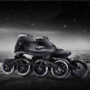 Patins à roulettes de vitesse professionnels pour l'extérieur avec roues de 110 mm, botte en polypropylène, patins de course haute performance pour hommes et femmes - Product Image 5