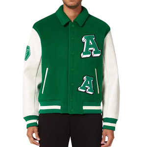 Ropa de calle Letterman de calidad superior para hombre, Jersey de punto de béisbol, chaqueta universitaria con bordado de chenilla para hombre - Product Image 1