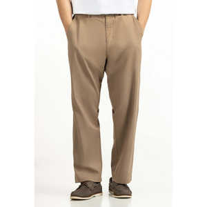 Pantalon de Costume Classique Homme MN-TRC-WS25-004 à Coupe Droite avec Logo Personnalisable, Taille 6XL, Fermeture Éclair Colorée - Product Image 2